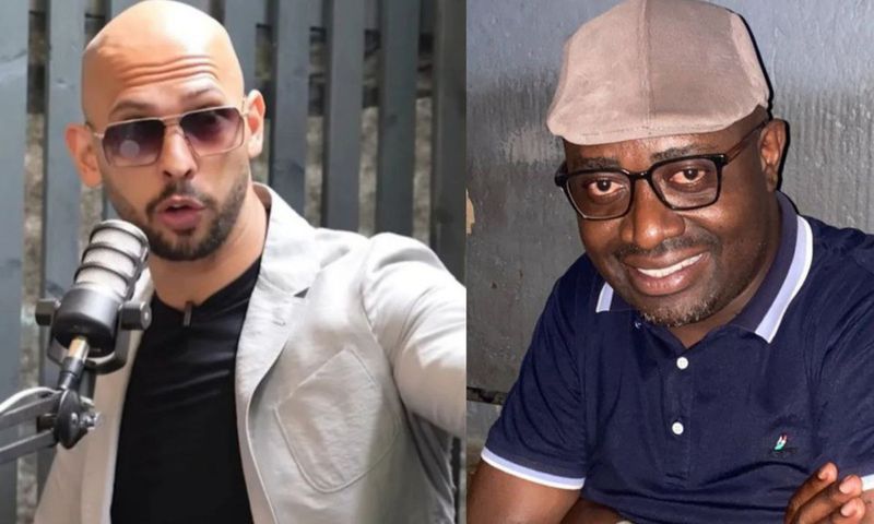 Andrew Tate and Simon Kaggwa Njala