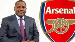 Aliko Dangote and Arsenal
