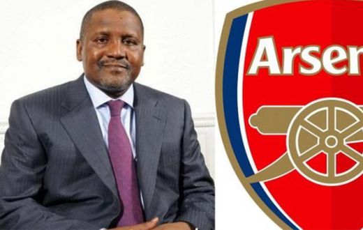 Aliko Dangote and Arsenal