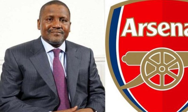 Aliko Dangote and Arsenal