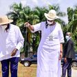 Museveni and First Lady Janet annointing Eastern Uganda