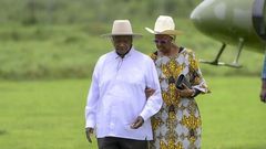 President Museveni and his wife Janet