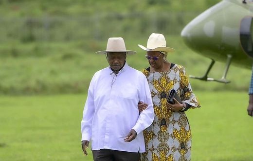 President Museveni and his wife Janet