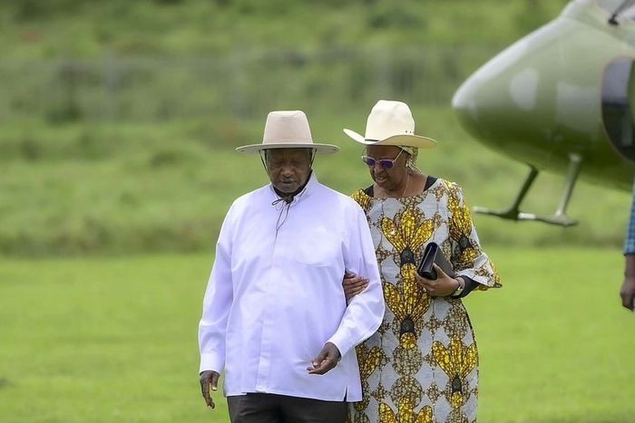 President Museveni and his wife Janet