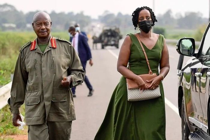 President Yoweri Museveni and First Daughter Natasha Karugire