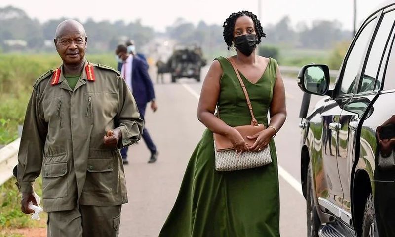 President Yoweri Museveni and First Daughter Natasha Karugire