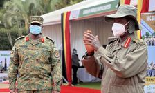President Yoweri Museveni and Gen Muhoozi Kainerugaba