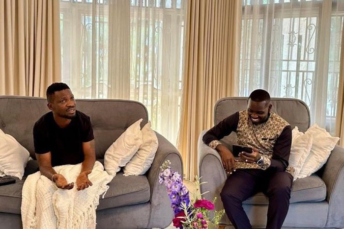 Bobi Wine returned to his Magere home on Wednesday