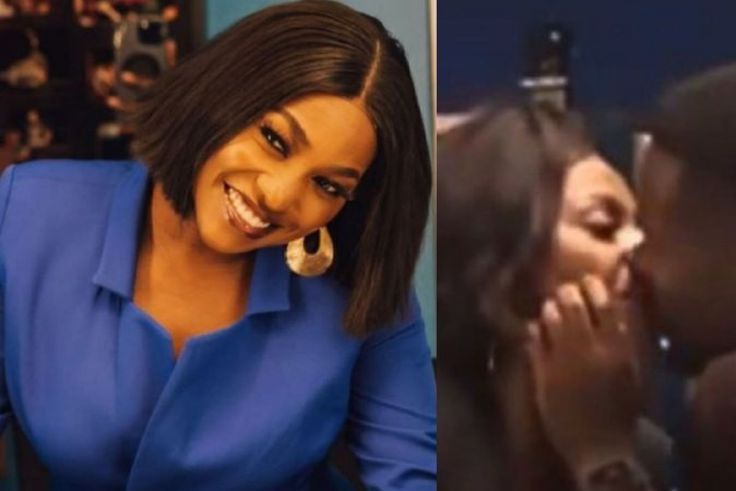 Irene Ntale and a screengrab from the video