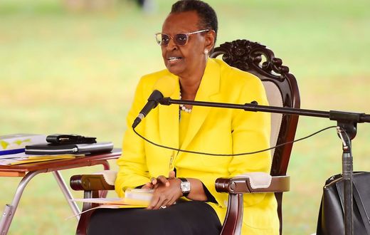 First Lady and Education Minister Janet Museveni
