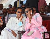 Fist Daughters Patience and Natasha at the event