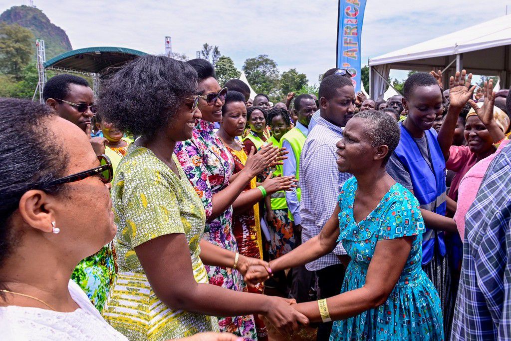 First Daughter Patience Rwabwogo with the Tororo Christians