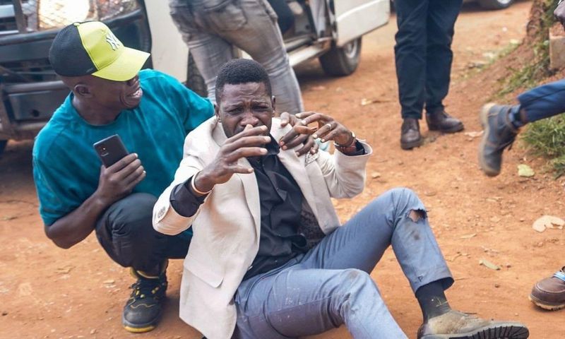 Bobi Wine was injured in Bulindo
