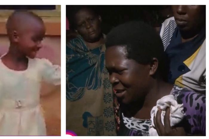 Jorin Namatovu (L) was murdered on Wednesday evening; her mother was inconsolable on learning of the tragic news