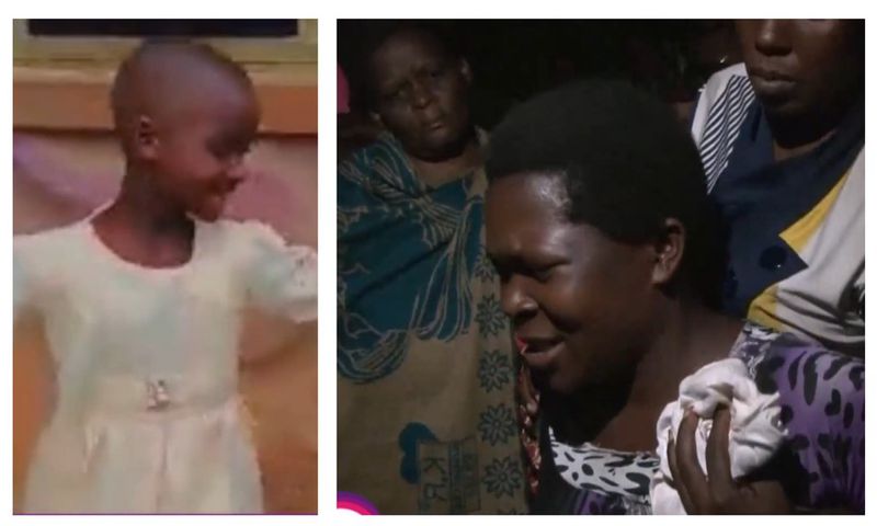Jorin Namatovu (L) was murdered on Wednesday evening; her mother was inconsolable on learning of the tragic news