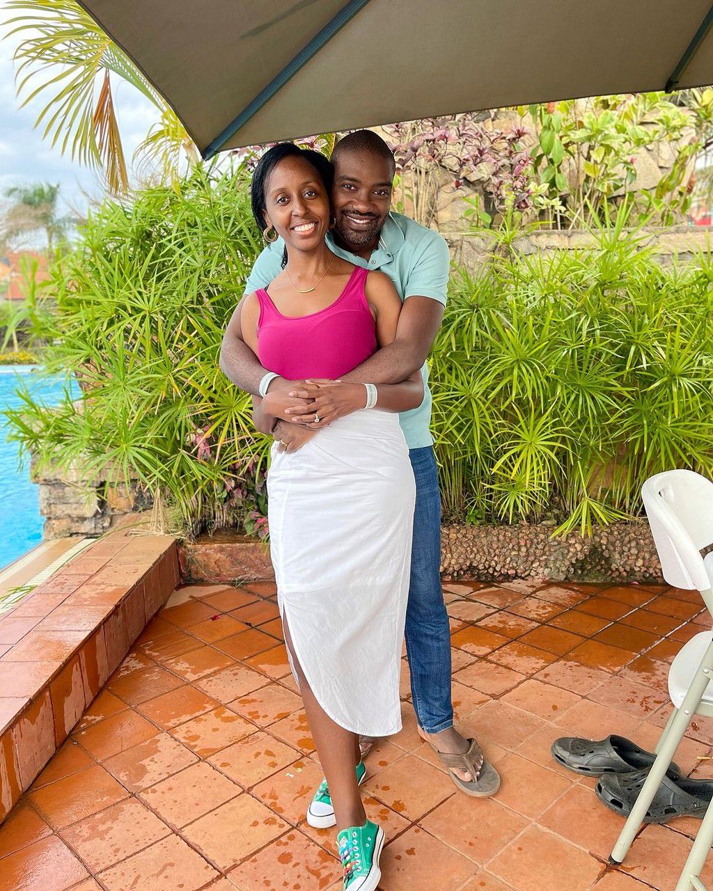 Ben Mwine and his wife Racheal