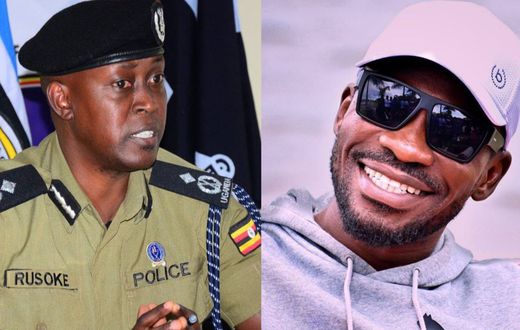 ACP Rusoke Kituuma and Bobi Wine