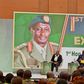 Chief of Defence Forces (CDF), Gen Muhoozi Kainerugaba, speaking at the event