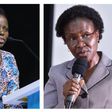 Dr Kedrace Turyagyenda is the new Education Ministry PS replacing Kate Lamaro (R)