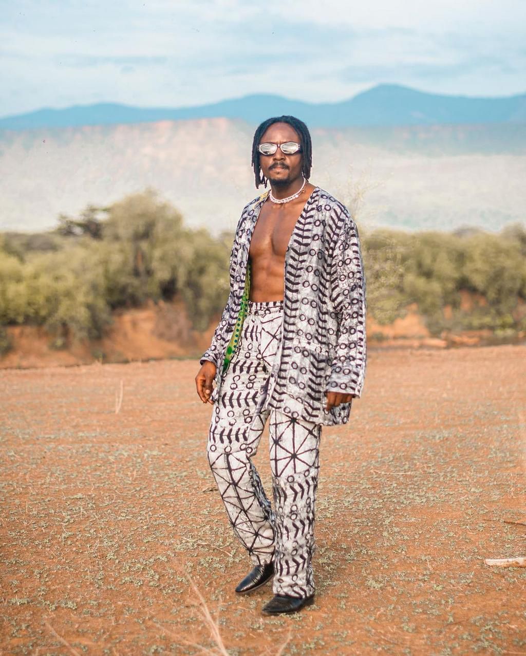 Sauti Sol's Savara poses for a photo