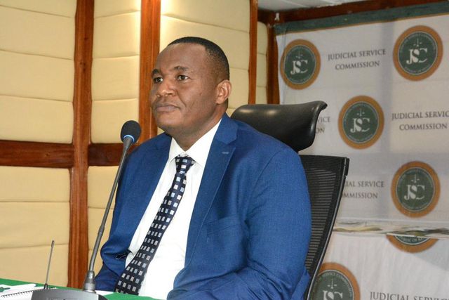 Justice Lawrence Mugambi during a past interview for the positions of Judge of the High Court