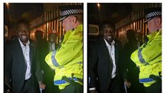 Bobi Wine interacts with Police in the UK