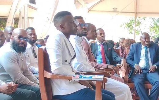 Bobi Wine attended the church service in Najjanankumbi on Saturday