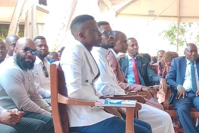Bobi Wine attended the church service in Najjanankumbi on Saturday