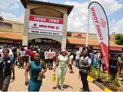 Newly opened China Town supermarket in Uganda