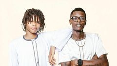 Chameleone with his son Abba Marcus