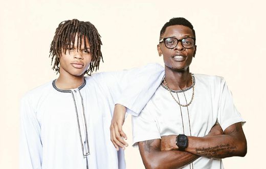 Chameleone with his son Abba Marcus