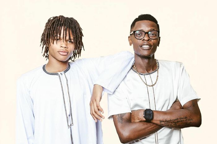 Chameleone with his son Abba Marcus