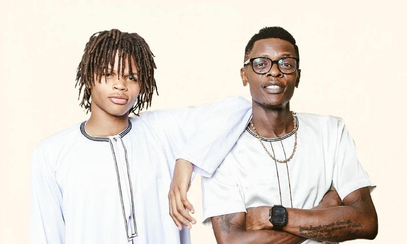Chameleone with his son Abba Marcus
