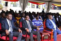 Lawmakers at parliament during a session to pay tribute to Minister Mateke