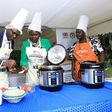 Minister Ruth Nankabirwa (C) launched the clean cooking programme this week