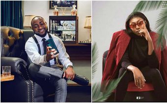 Nigerian music stars Davido and Cynthia Morgan [Instagram/Davido] [Instagram/CynthiaMorgan]