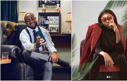 Nigerian music stars Davido and Cynthia Morgan [Instagram/Davido] [Instagram/CynthiaMorgan]