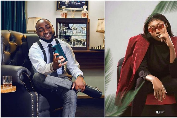 Nigerian music stars Davido and Cynthia Morgan [Instagram/Davido] [Instagram/CynthiaMorgan]