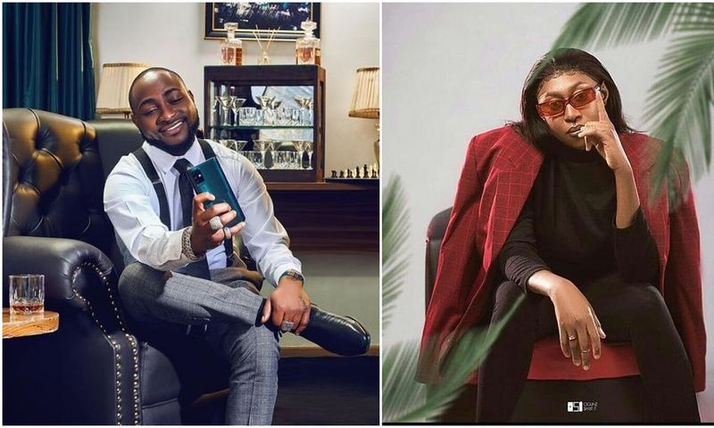 Nigerian music stars Davido and Cynthia Morgan [Instagram/Davido] [Instagram/CynthiaMorgan]