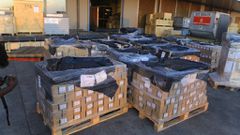 The shipment of number plates arrived in the country over the weekend