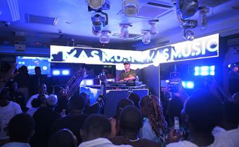 Revellers cheer on as Mas Musiq does his thing