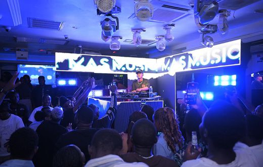 Revellers cheer on as Mas Musiq does his thing
