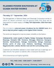 NWSC announces electricity, water supply interruptions in parts of Kampala