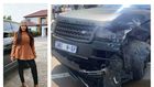 Zari shared images of her damaged Range Rover