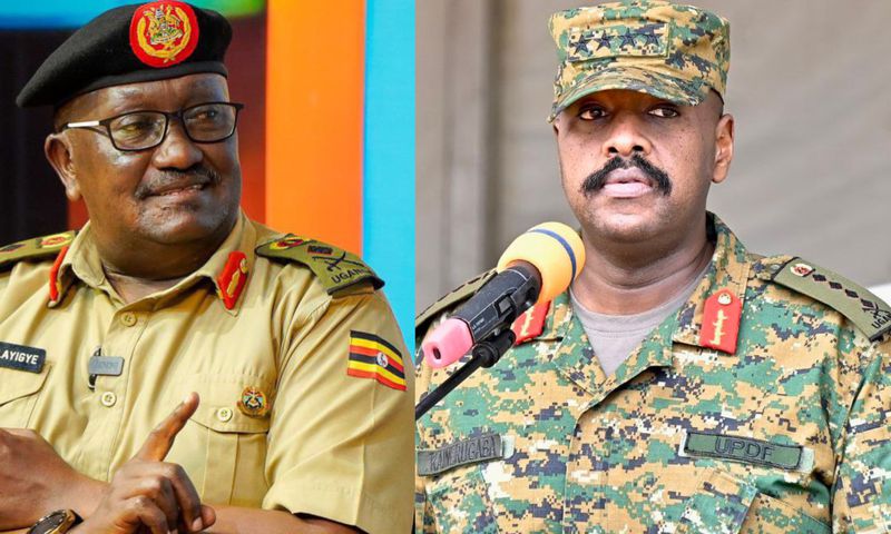 Generals Kulayigye and Kainerugaba
