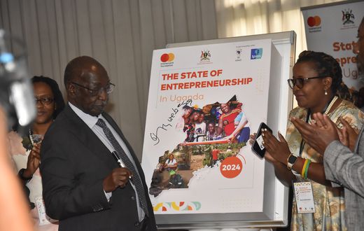Hon. Francis Mwebesa launched the report