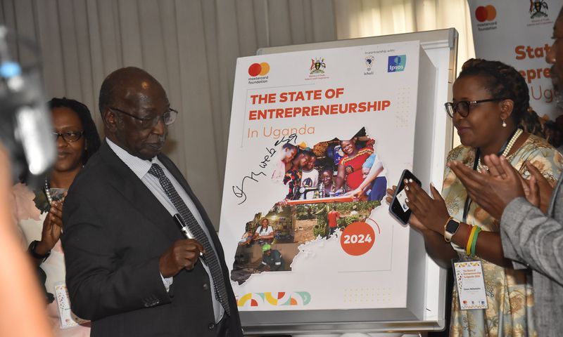 Hon. Francis Mwebesa launched the report
