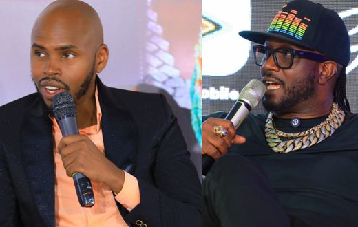 Alex Muhangi and Bebe Cool