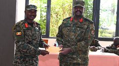 Col. Akiiki and Gen. Kainerugaba