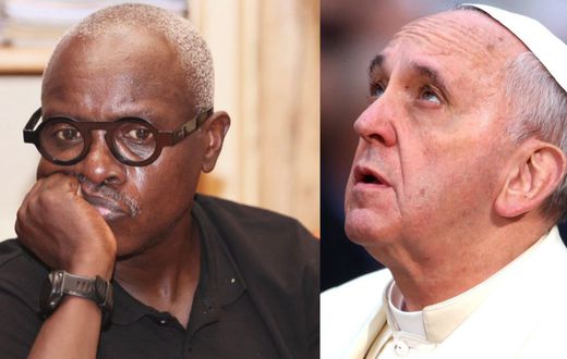 Robert Kabushenga and Pope Francis